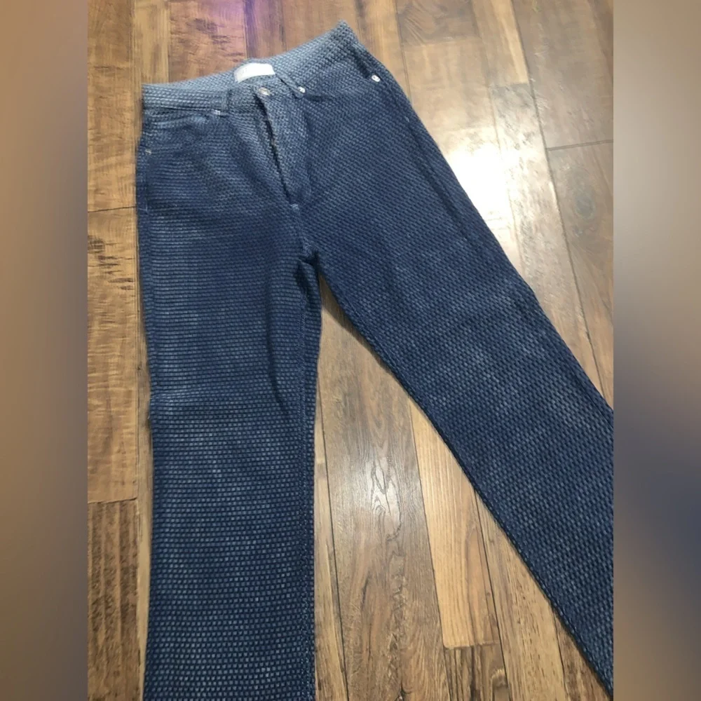 Topshop kort denim knit  flares high rise winter woven casual jeans 120$ pants